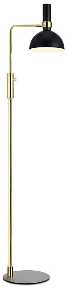 Markslöjd 106972 - Lampada da terra dimmerabile LARRY 1xE27/60W/230V nero/oro