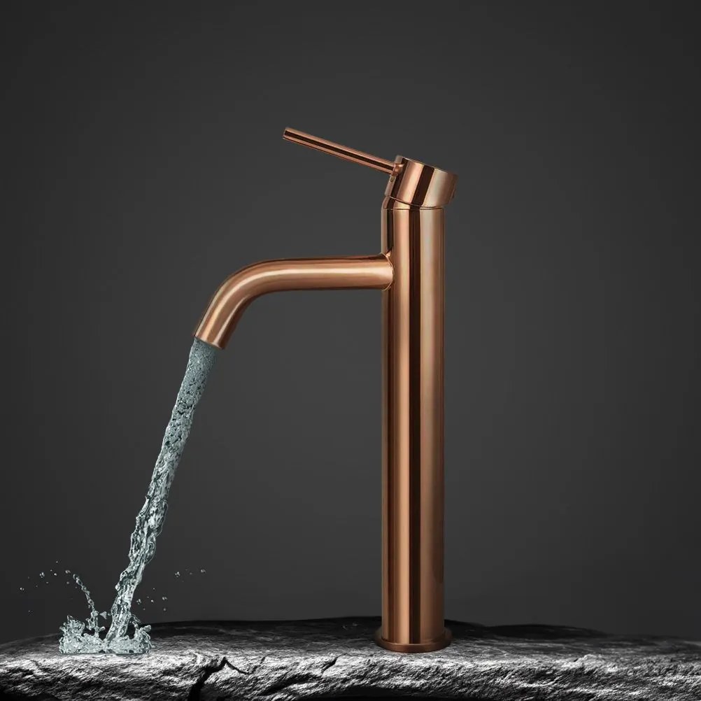 Rubinetto da lavabo Rea Lungo Copper High