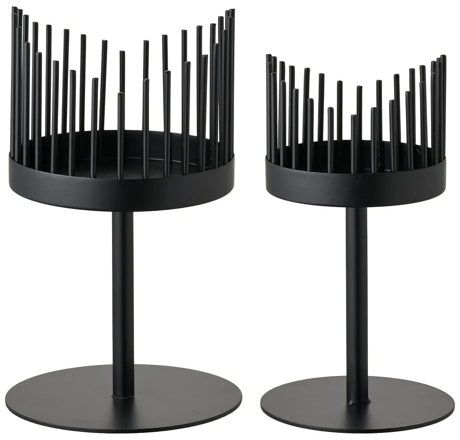 Portacandele in set in metallo 2 pz Amara – House Nordic