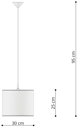Sollux SL.1418 - Lampadario a sospensione per bambini CAT 1xE27/15W/230V diametro 30 cm