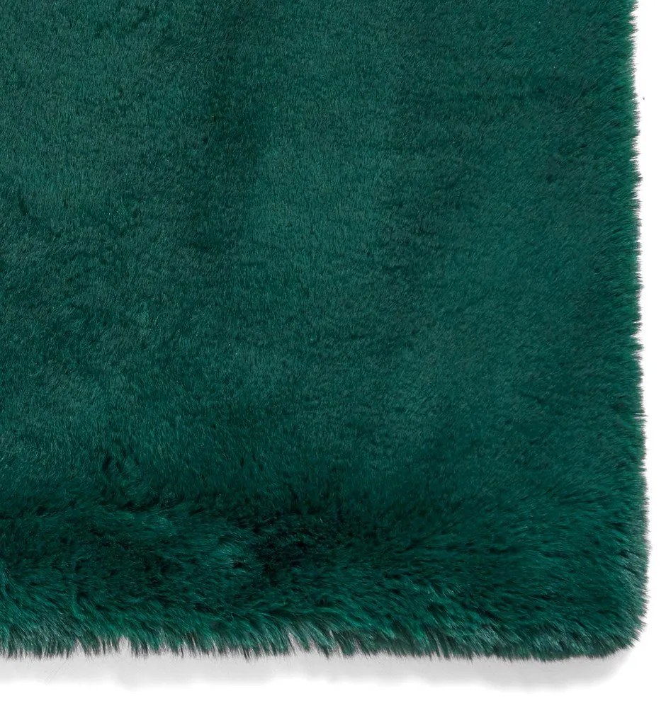 Tappeto verde smeraldo Super Teddy, 80 x 150 cm Super Teddy - Think Rugs