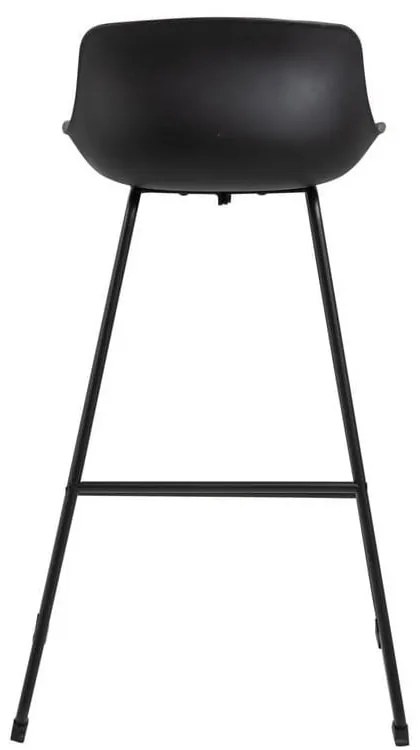 Sgabello da bar nero (altezza della seduta 76 cm) Tina – Actona