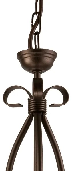 Lampadario a sospensione con catena ADELLE 5xE27/60W/230V