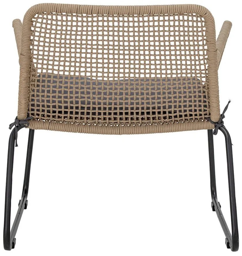 Poltrona da giardino grigia e beige Mundo - Bloomingville