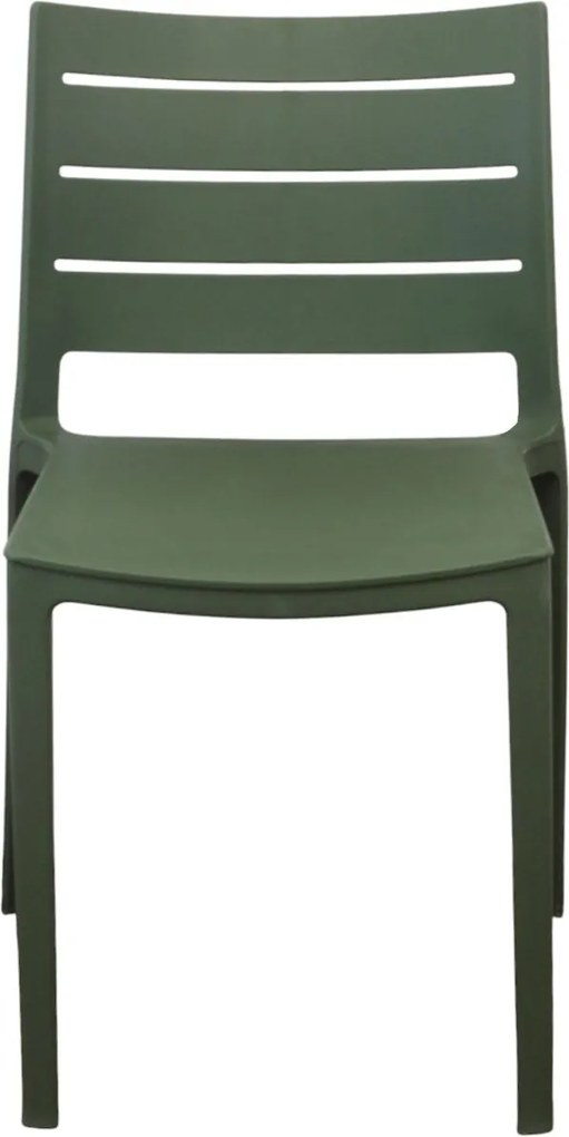 CABOT - set 4 sedie in polipropilene impilabile