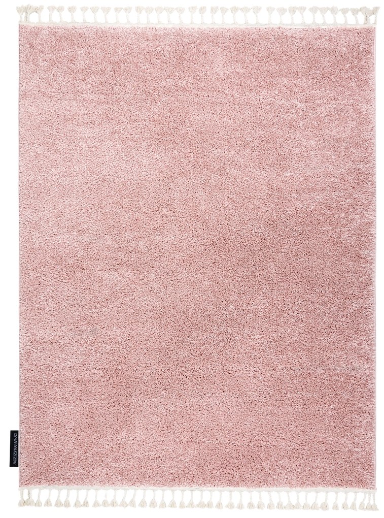 Tappeto BERBER 9000 rosa Frange berbero marocchino shaggy - PRODOTTO DI SECONDO GRADO