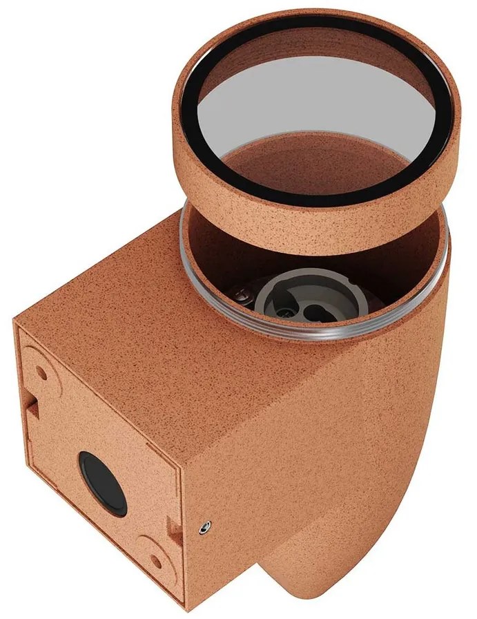 Applique da Parete a Cono per esterni IP65 GU10 - Corten
