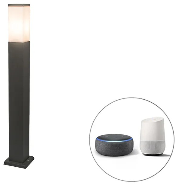 Lampada da esterno intelligente grigio scuro 80 cm incl. Wifi P45 - Malios