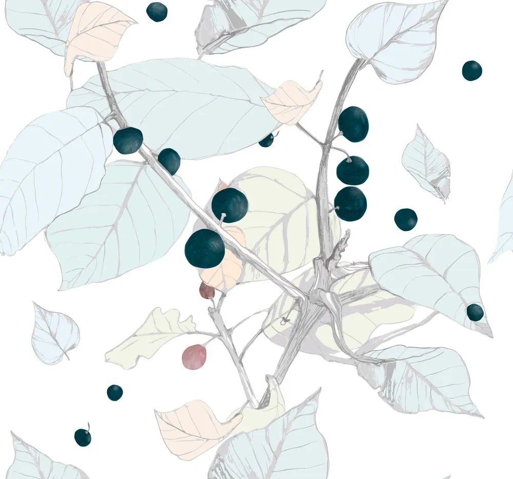 Carta da parati – Bacche d'uva