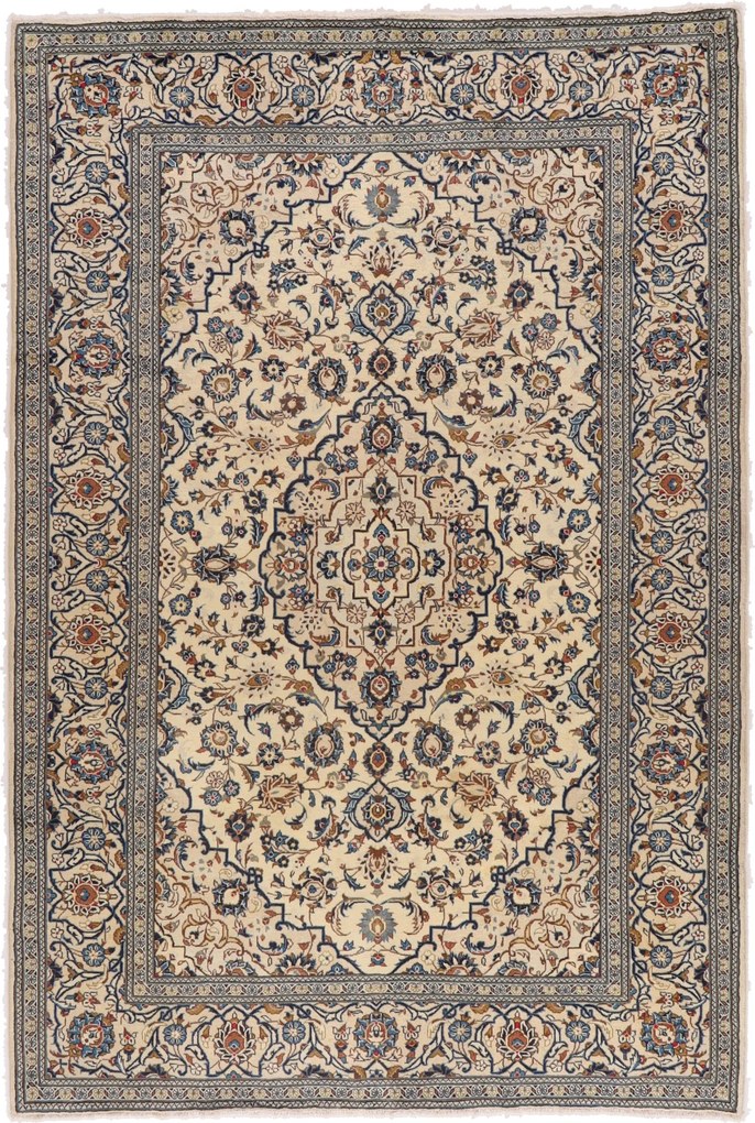 Kashan Tappeto 300x200 (Iran) Annodato A Mano