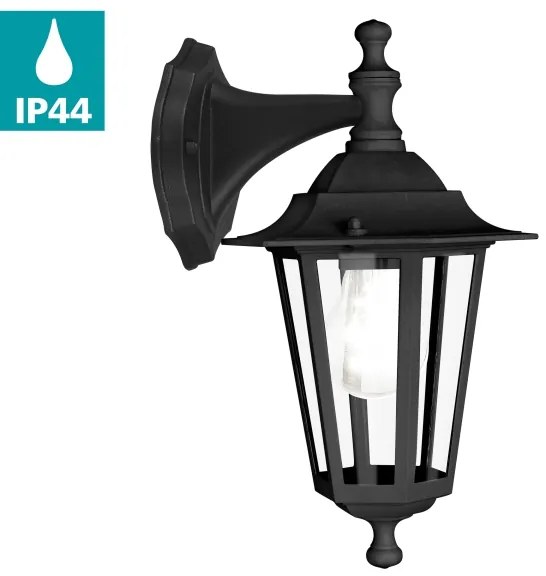 EGLO 22467 - Applique da esterno LATERNA 4 1xE27/60W nero