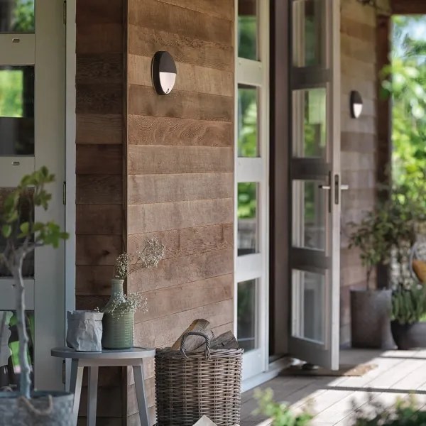 Philips 16456/93/16 - Lampada LED da esterno con sensore CAPRICORN LED/6W IP44