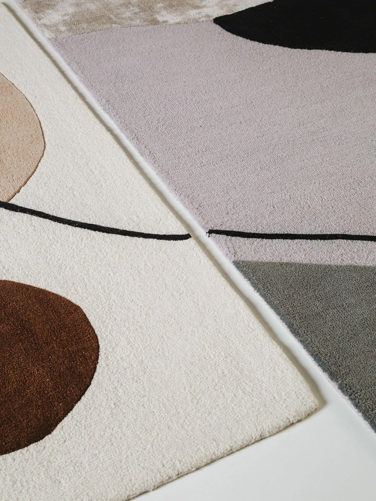 benuta Pure Tappeto di lana Kyoto Multicolor 160x230 cm - Tappeto fibra naturale