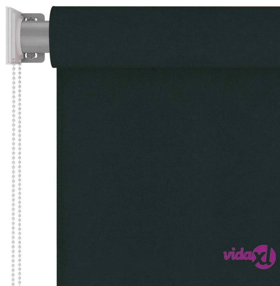 vidaXL Tenda a Rullo per Esterni 120x140 cm Verde Scuro HDPE