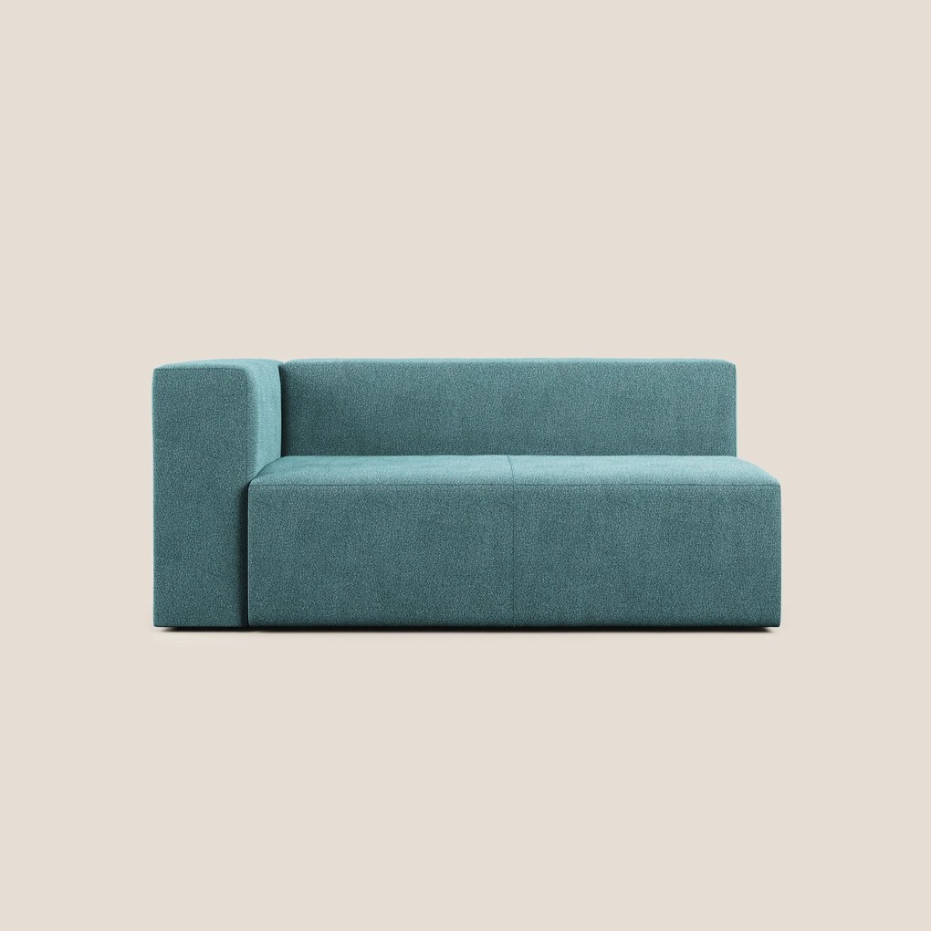 Nettuno modulo angolo/laterale maxi in morbido tessuto bouclè T07 azzurro