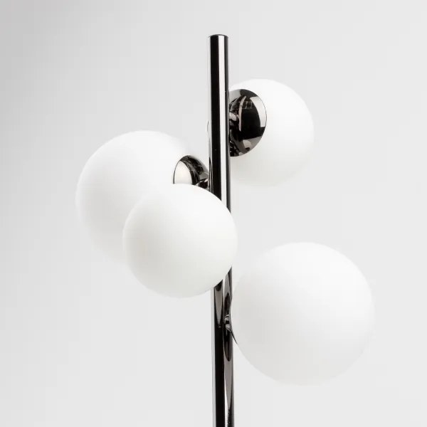 Brilagi - Lampada da tavolo LED MILLA 4xG9/3W/230V nero cromato/bianco