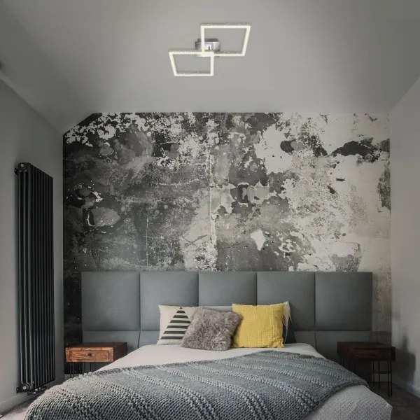 Briloner 3751-019 - Plafoniera LED dimmerabile FRAME LED/20W/230V cromo