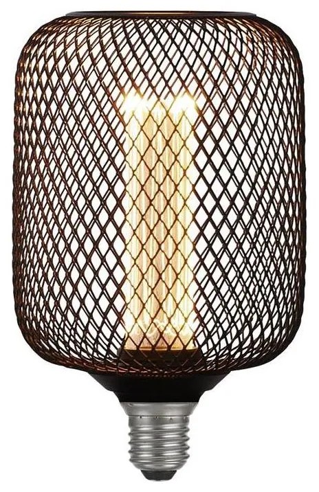 Searchlight 26002BK - Lampadina LED decorativa WIRE MESH E27/4,5W/230V 2700K
