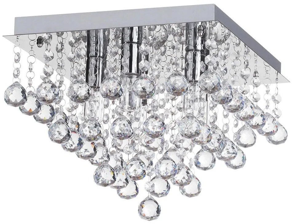Lampada Di Cristallo Plafoniere APP515-4C Cristal