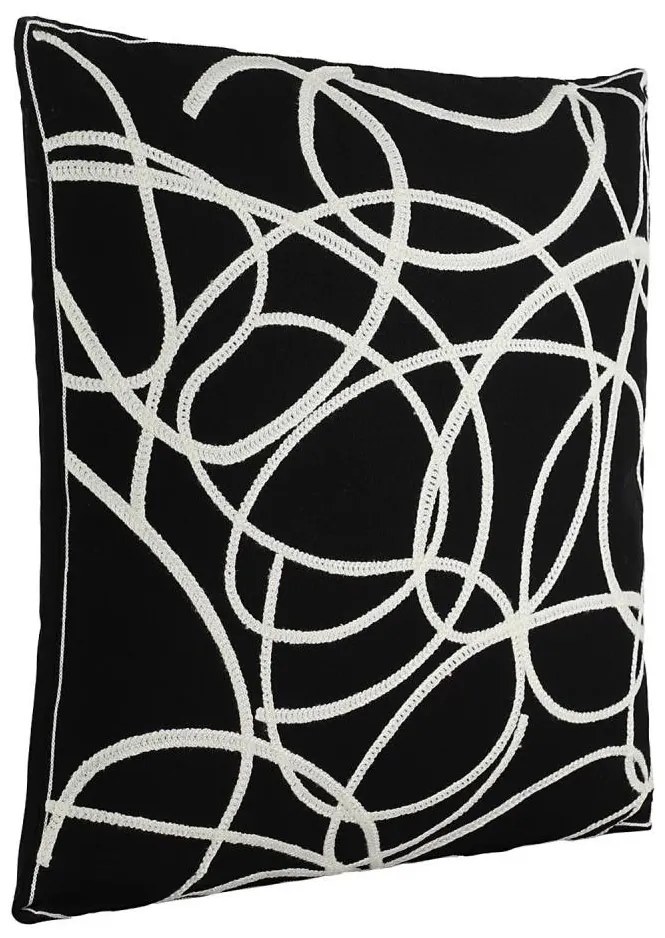 Eglo 420006 - Cuscino decorativo CHEVERY 45x45 cm nero/bianco