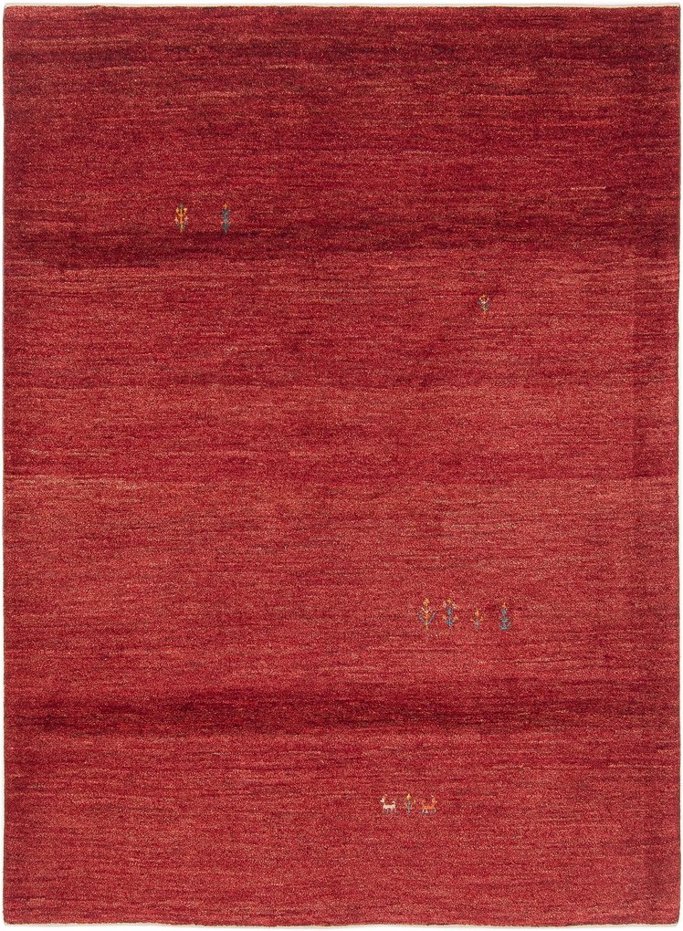 Gabbeh Tappeto 240 x 180 Rosso (Iran) Annodato A Mano