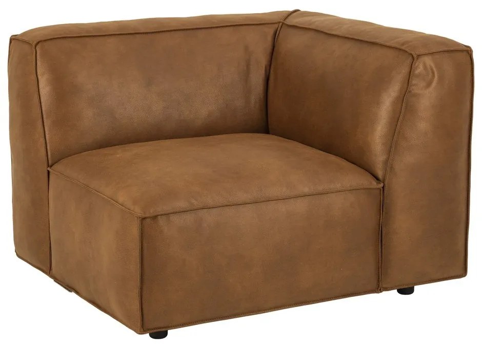 Modulo divano marrone cognac (angolo destro) Fairfield Kentucky - Bonami Selection