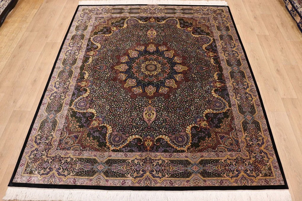 Ghom Tappeto 250 x 310 (Iran) Annodato A Mano
