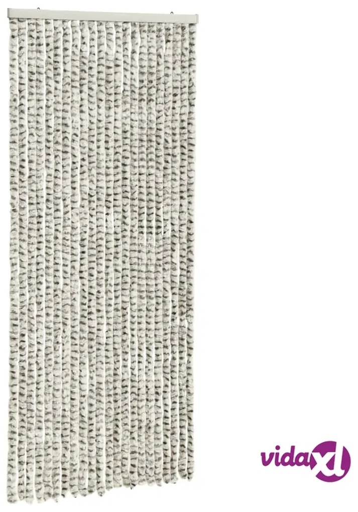 vidaXL Zanzariera Grigio Chiaro e Grigio Scuro 90x220 cm Ciniglia