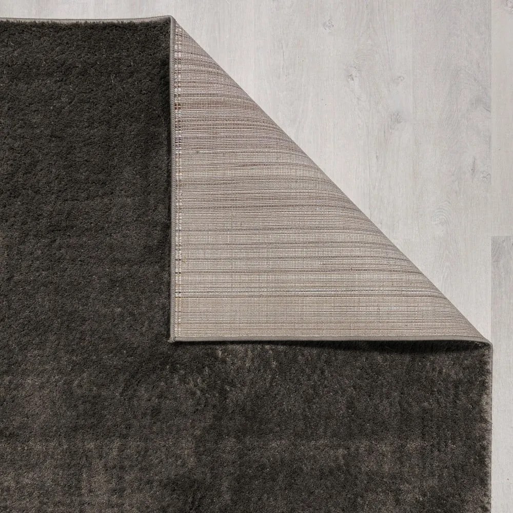 Tappeto in fibra riciclata grigio scuro 80x150 cm Sheen - Flair Rugs