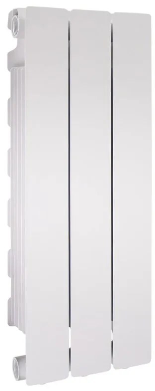 Radiatore acqua calda PRODIGE MODERN in alluminio, 3 elementi, interasse 600 mm, neutral white