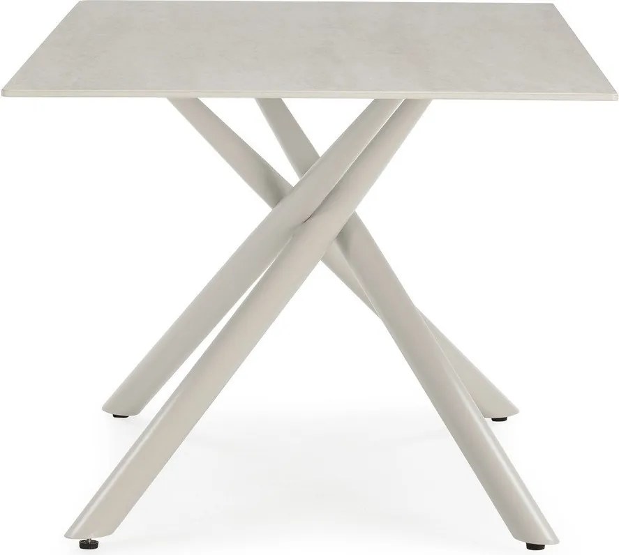 Tavolo da pranzo con piano in ceramica 90x180 cm Talia – Marckeric