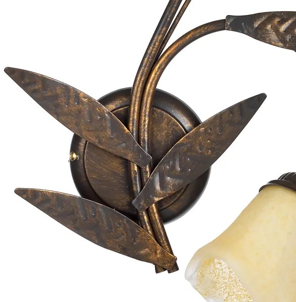 ONLI - Applique ALGA 2xE14/6W/230V bronzo