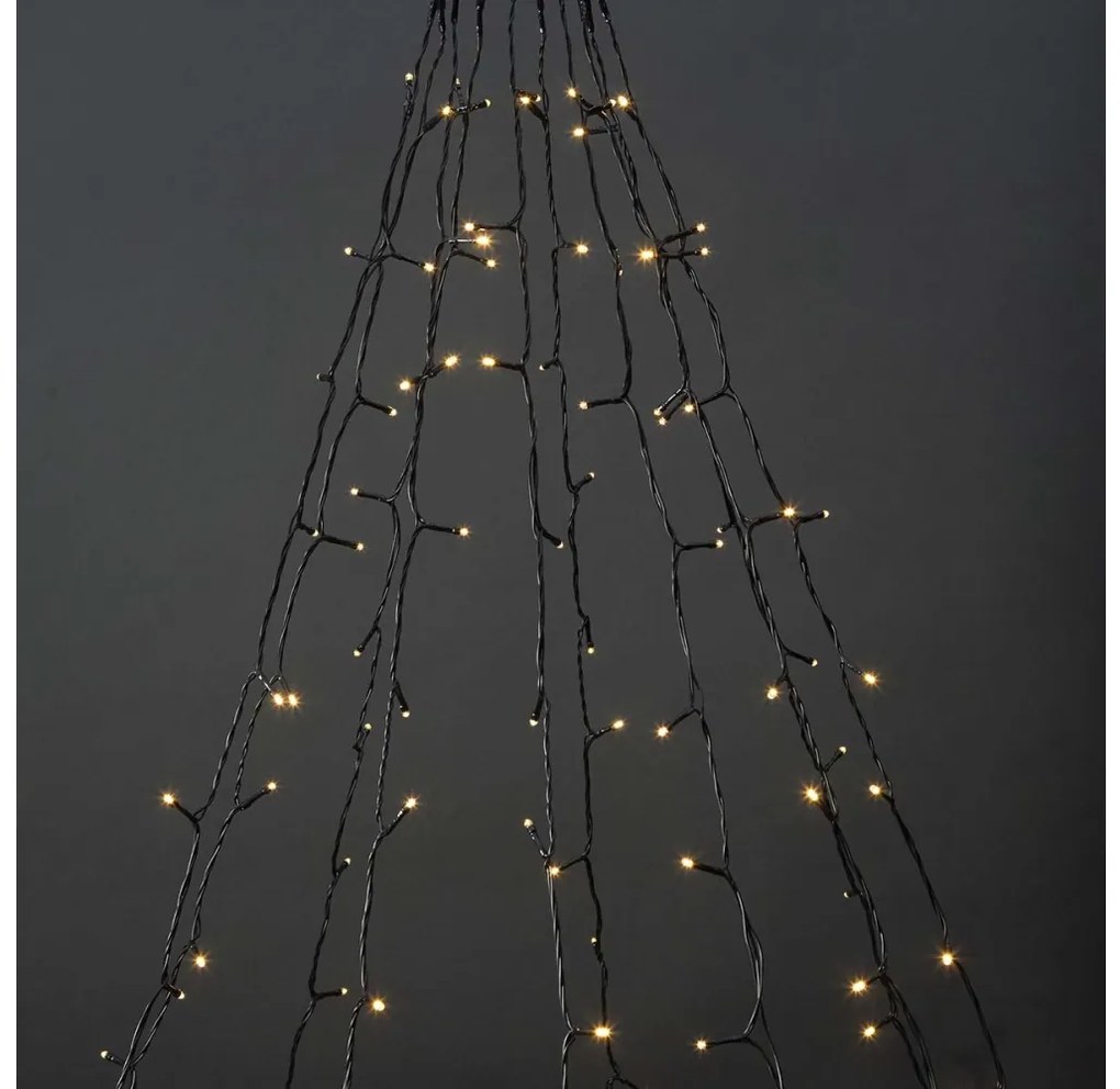 Nedis WIFILXT01W200 - LED Tenda natalizia 200xLED/8 funzioni 10x2m IP65 Wi-Fi Tuya