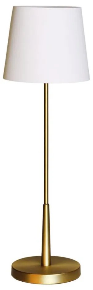 ByRydens 4002740-6501 - Lampada da tavolo LUMI 1xE27/8W/230V bianco/oro 68,5 cm