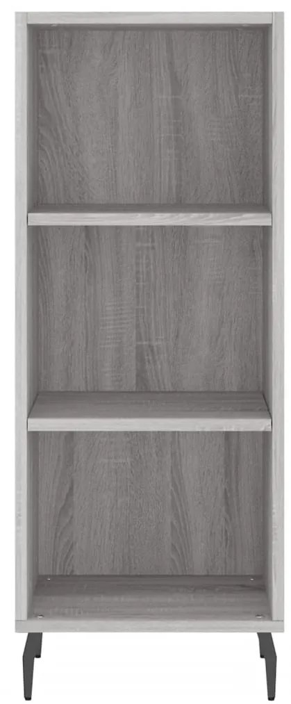 Credenza Grigio Sonoma 34,5x32,5x180 cm in Legno Multistrato