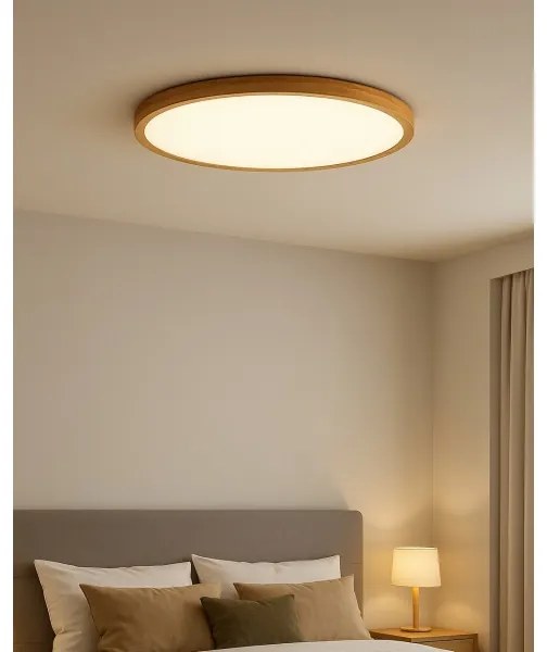 Plafoniera LED/32W/230V 3000/4000/6500K Ø 40 cm beige