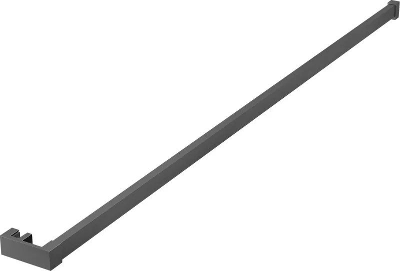 Mexen corrimano per asciugamani per parete doccia, gun metal - 800-06-95