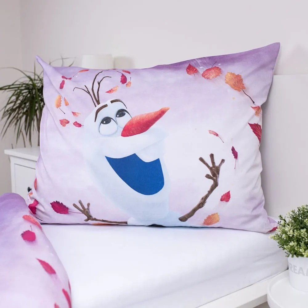 Set copripiumino e federa da bambini in cotone per letto singolo 140x200 cm Frozen "Sky" – Jerry Fabrics
