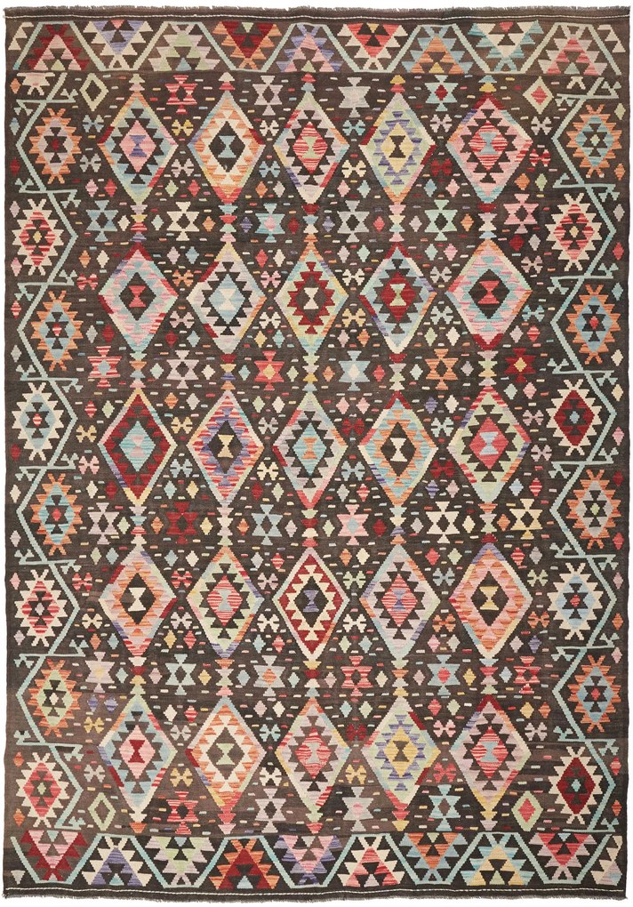 Kilim Tappeto 290x210 (Pakistan) Tessuto A Mano