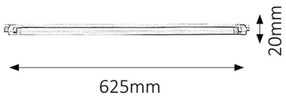 Rabalux 2344 - Illuminazione sottopensile SLIM G5/20W/230V
