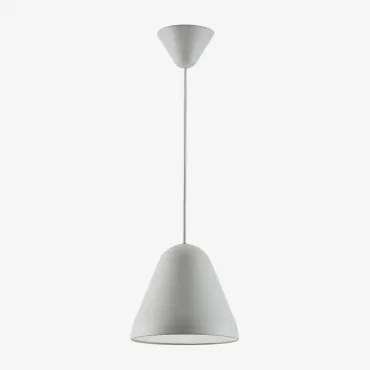 Lampada Da Soffitto In Ferro Jubina Grigio Cemento & A - Sklum