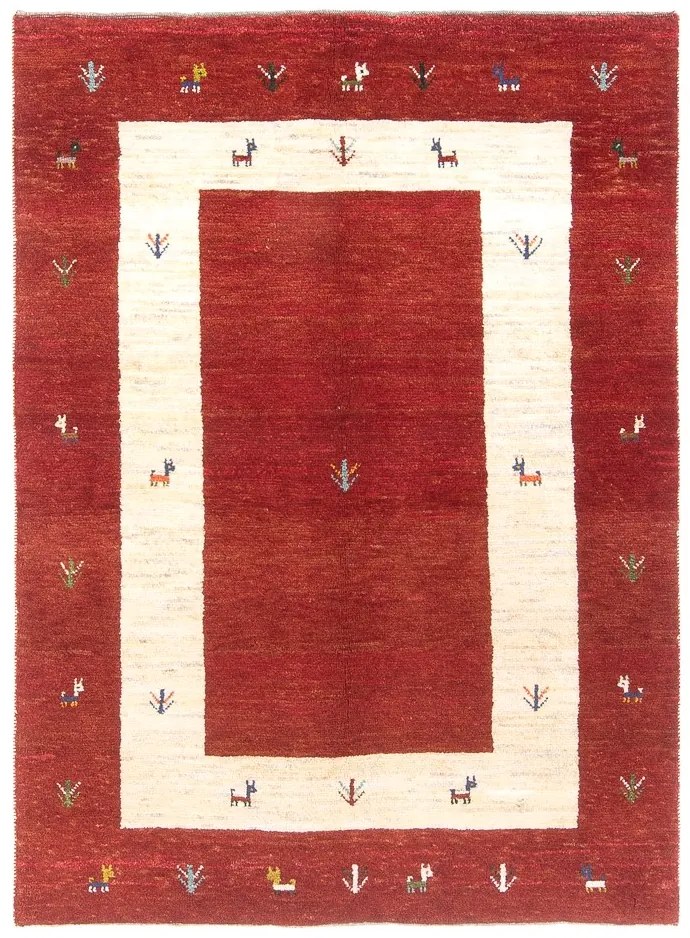Gabbeh Tappeto persiano 180 x 120 Rosso (Iran) Annodato A Mano