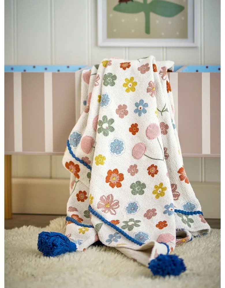 Coperta per bambini in cotone riciclato 130x160 cm Cherry – Bloomingville Mini