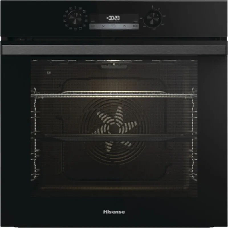 Hisense Forno Elettrico da Incasso BI64221PB Capacità 77 L Multifunzione Ventilato Colore Nero