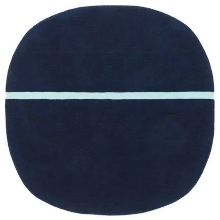 Oona Rug 140x140 Blue - Normann Copenhagen