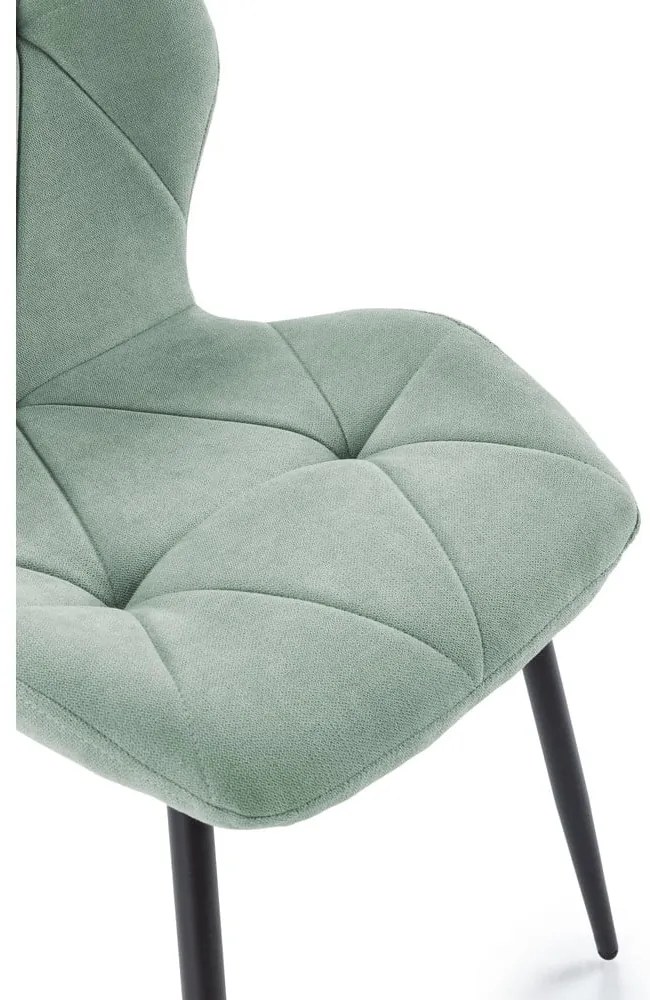 Sedie da pranzo in set da 4 in colore menta Luna - Marckeric