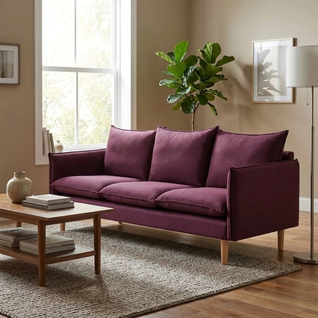 OLOF - divano stile scandinavo 3 posti