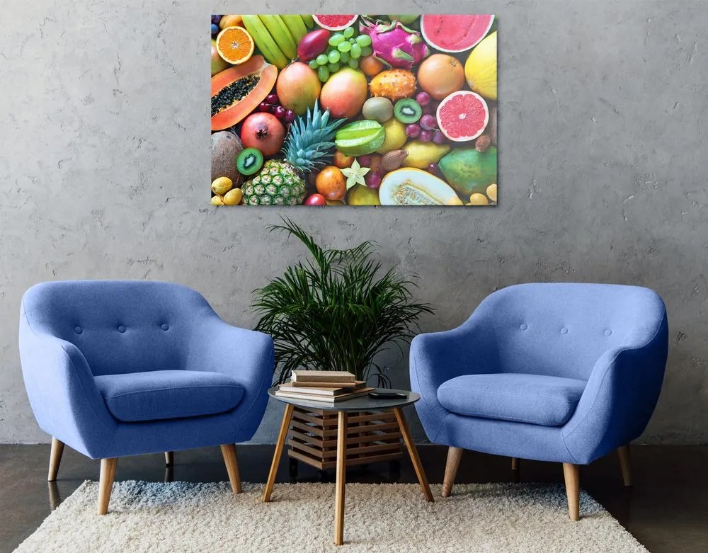 Stampa su tela – Frutta tropicale