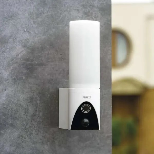 LED Telecamera smart per esterni con luce GoSmart LED/12W/230V IP65 Wi-Fi Tuya bianco