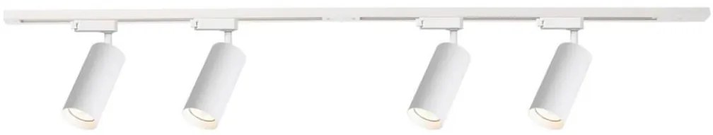 Faretto per sistema a binario MICA 4xGU10/10W/230V bianco